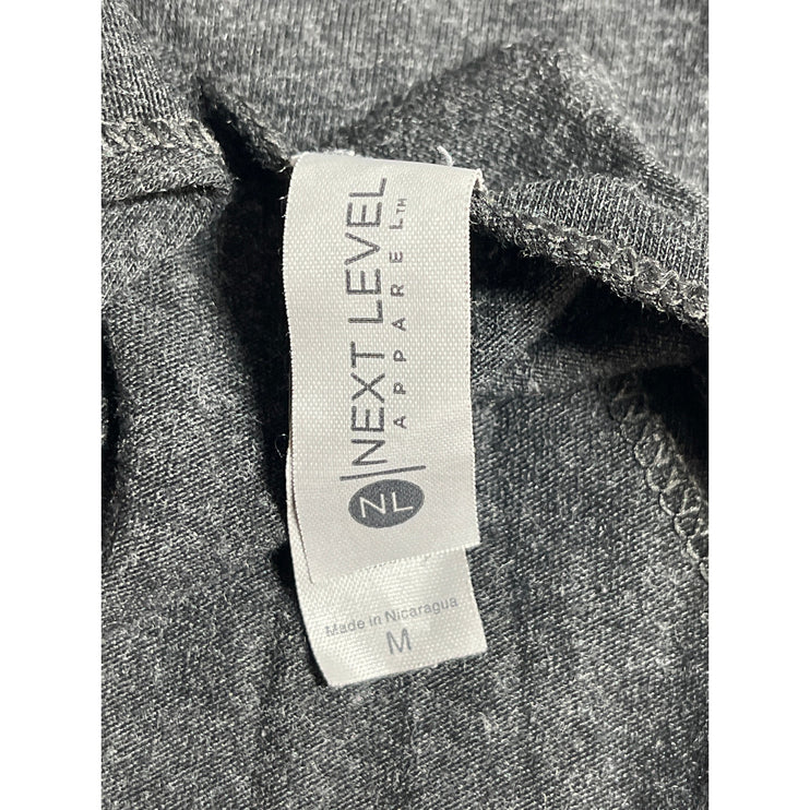 Next Level Women's Black Statement Racerback Workout Athletic Tank Top Size M