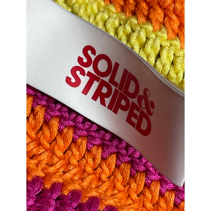 Solid & Striped Azalea Women's Multicolor Crochet Halter Top Bikini Swimwear XL