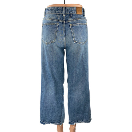 Closed Women's Blue Patchwork Colorblock High Rise Wide Leg Baggy Denim Jeans 25