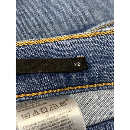 Banana Republic Women's Blue Medium Wash High Rise Skinny Denim Jeans Size 32