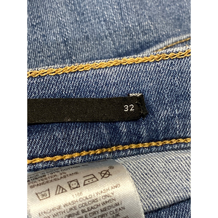 Banana Republic Women's Blue Medium Wash High Rise Skinny Denim Jeans Size 32