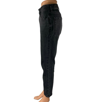 Everlane Original Cheeky Black High Waisted Straight Leg Denim Jeans Pants Sz 27