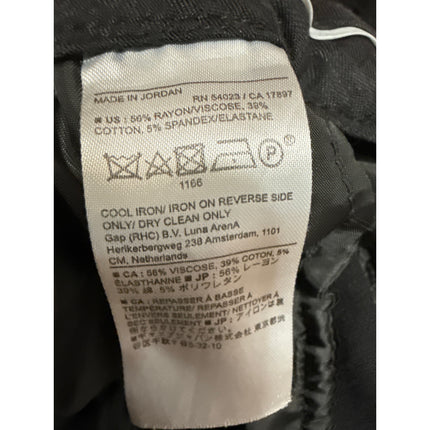 Banana Republic Sloan Women's Black Skinny Cropped Trousers Pants Size 00P
