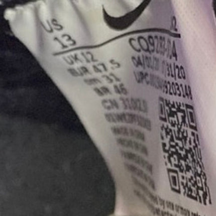 Nike Lebron 18 Lakers Black Purple Lace Up Mid Top Athletic Sneakers Shoes Sz 13