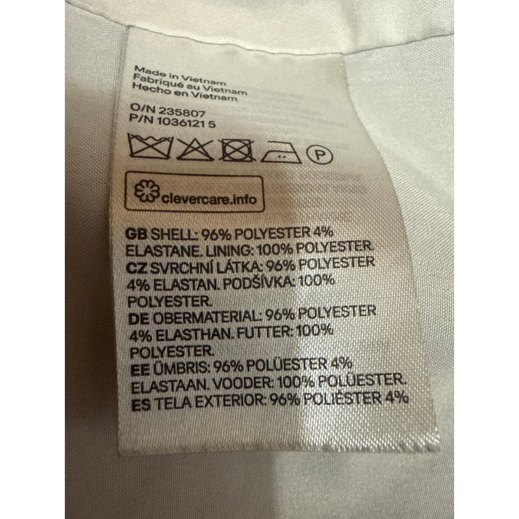 H&M Women's Black Long Sleeve Notch Lapel Career Open Blazer Coat Jacket Size S