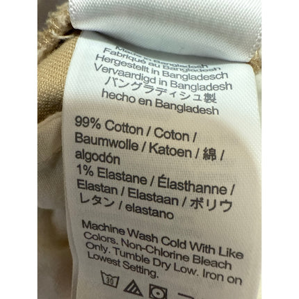 J.Crew Crew Cuts Kids Boys Cream Stretch Slim Fit Straight Khaki Chino Pants 21