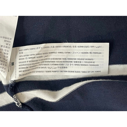 NEW Abercrombie & Fitch Blue Striped Collared Long Sleeve Polo Sweater Dress M