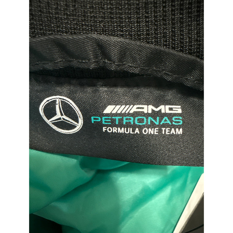 NEW AMG Petronas Formula One Team Mercedez Benz Men's Black Bomber Coat Jacket S