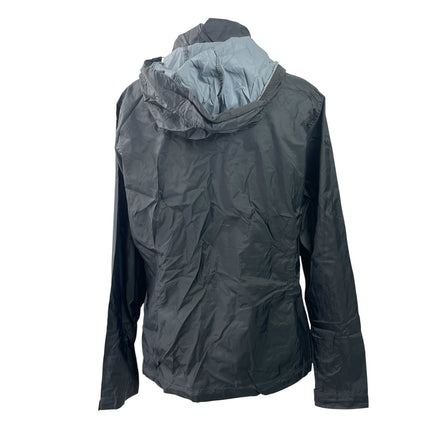 Columbia Switchback III Women's Black Long Sleeve Zip Up Hooded Rain Jacket XL