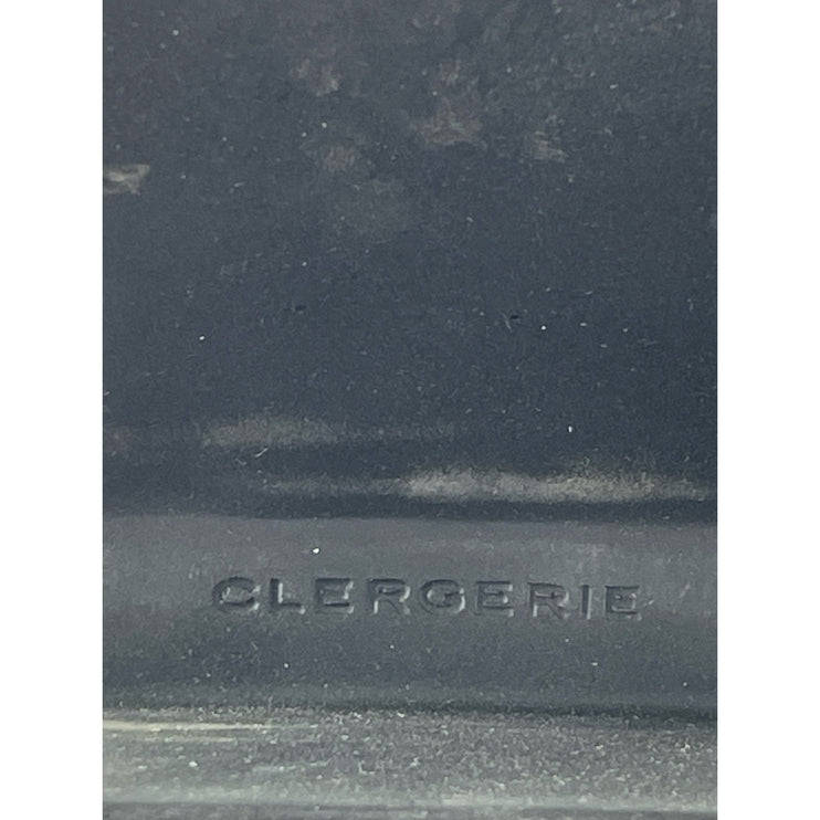 Clergerie Noam Womens Black Leather Lace Up Block Heels Platform Ankle Boots 7.5