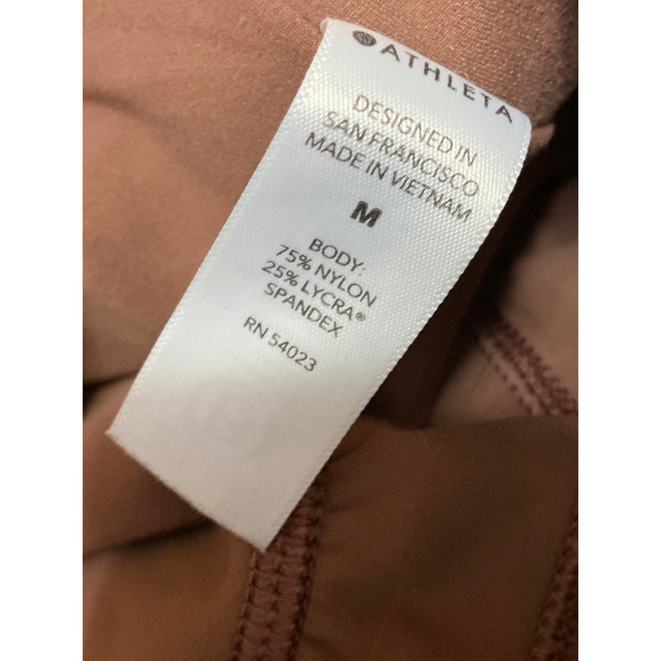 Athleta Salutation Women's Brown PowerVita High Rise Yoga Jogger Sweat Pants M