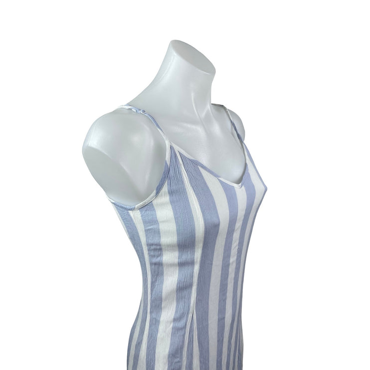 American Eagle Outfitters Sunchaser Stripe V Neck Sleeveless Midi Slip Dress XXS