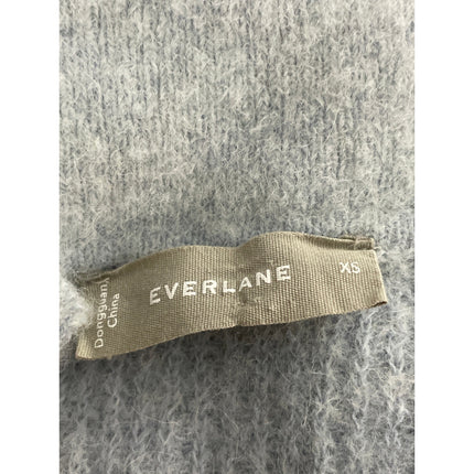 Everlane Womens Alpaca Wool Waffle Collared Long Sleeve Crop Polo Sweater Top XS