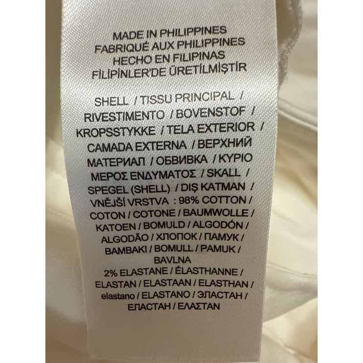 Lauren Ralph Lauren Women's White High Waisted Straight Leg Trousers Pants Sz 4