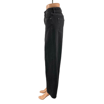 Old Navy Two Tone Patchwork High Rise Baggy Barrel Wide Leg Denim Jeans Pants 2