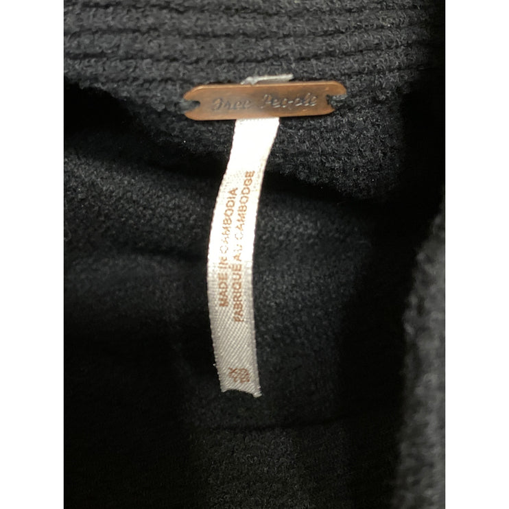 Free People Easy Street Turtle Neck Long Sleeve Crop Sweatshirt Sweater Top XS