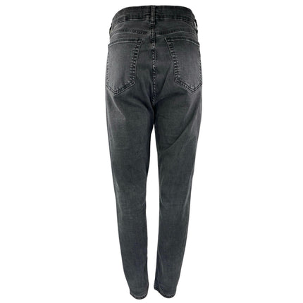 Per Una Denim Women's Black High Waisted Skinny Fit Denim Jeans Pants Size 14