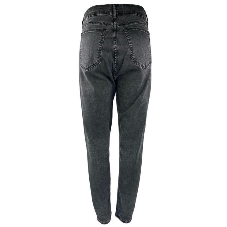 Per Una Denim Women's Black High Waisted Skinny Fit Denim Jeans Pants Size 14
