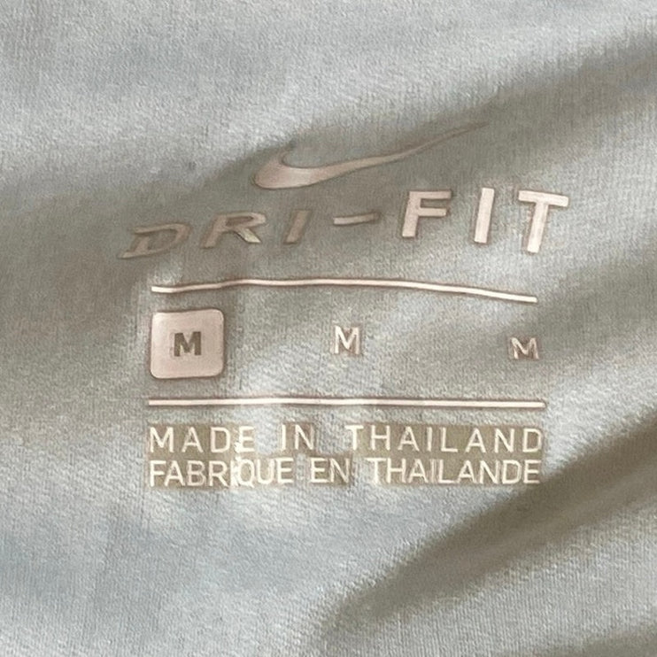 Nike Dri Fit Women's Blue High Rise Yoga Workout Athletic Running Shorts Size M