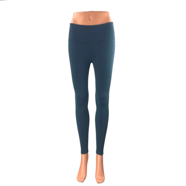 Lululemon Reveal Blue Mid Rise Yoga Workout Gym Athletic Leggings Pants Size 4