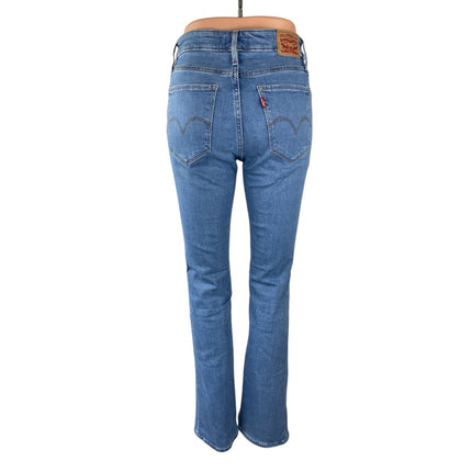 Levi's 725 High Rise Bootcut Women's Blue Medium Wash Flare Denim Jeans Size 26