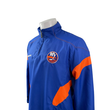 Reebok New York Islanders NHL Hocket Women Blue Sweatshirt Pants 2 Piece Set M