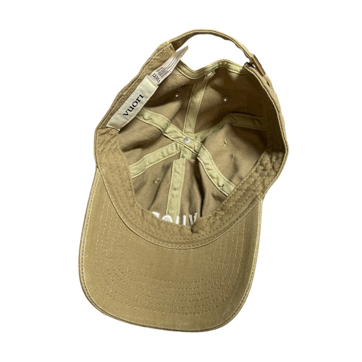 Vuori Women's Tan Khaki Embroidered Logo Adjustable Strapback Cap Hat OS