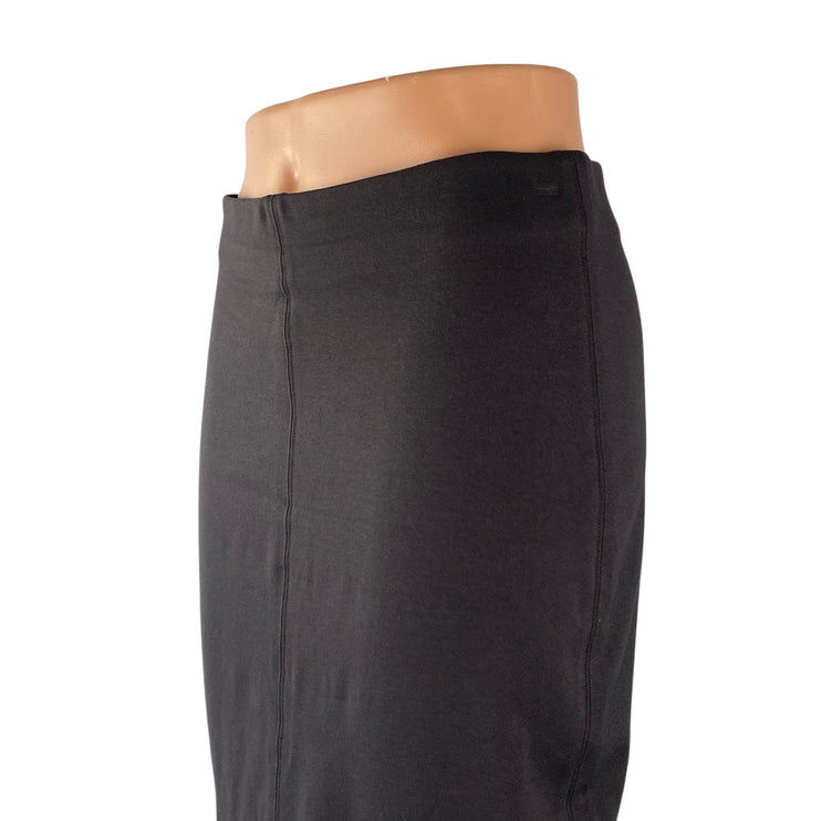 Aritzia Wilfred Women's Black High Rise Business Midi Bodycon Pencil Skirt Sz M