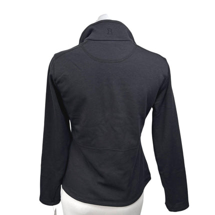 NEW Spyder Speed Fleece Women's Black 1/2 Zip Collared Long Sleeve Jacket Top S
