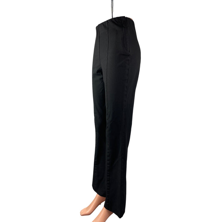 Selected Femme Women's Black High Waisted Flared Bootcut Trousers Pants Size S