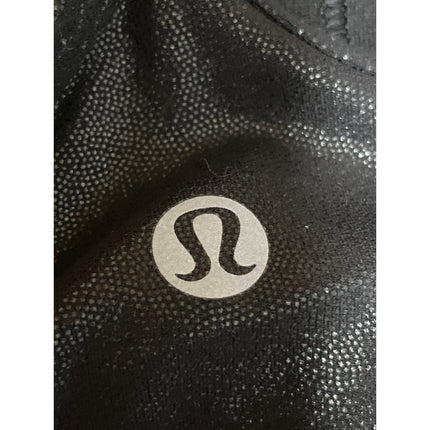 Bundle of 2 Lululemon Black Teal Strappy Yoga Athletic Sports Bra Crop Top Sz S