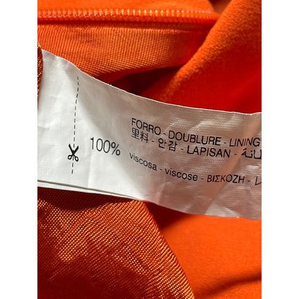 Zara Womens Orange High Rise Minimalist Mini Office Straight Pencil Skirt Size S