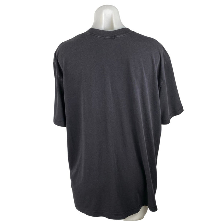 Skims Women's Black Crewneck Short Sleeve Oversized Casual Tee T-shirt Top Sz M