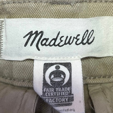 Madewell Women's Olive Green 90s Straight High Waisted Cargo Pants Size 27