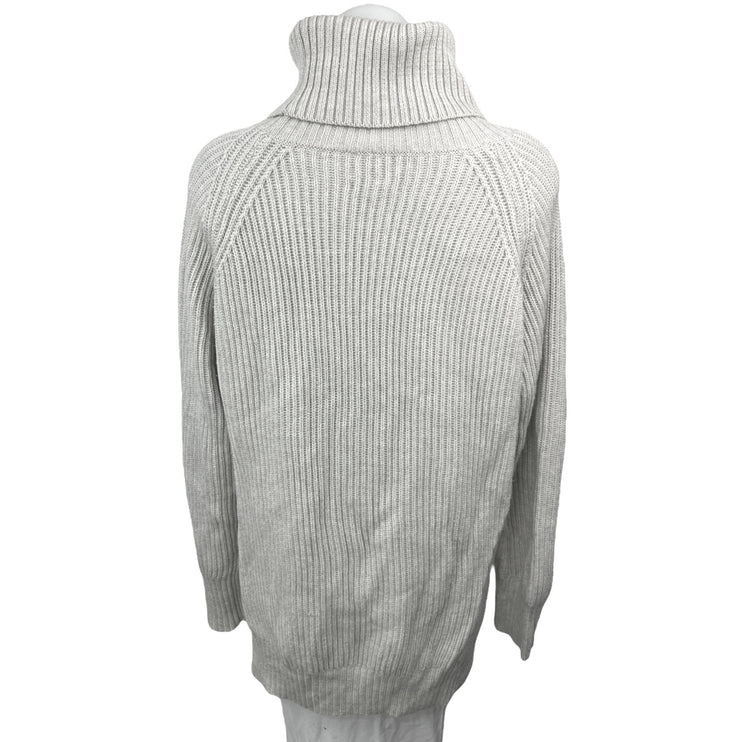 Aritzia Wilfred Free Women's Gray Wool Turtleneck Ribbed Sweater Top Size S