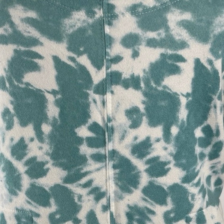 Colsie Tie Dye Fleece Casual Lounge Sleepwear Tank Playsuit Jumpsuit Romper XS