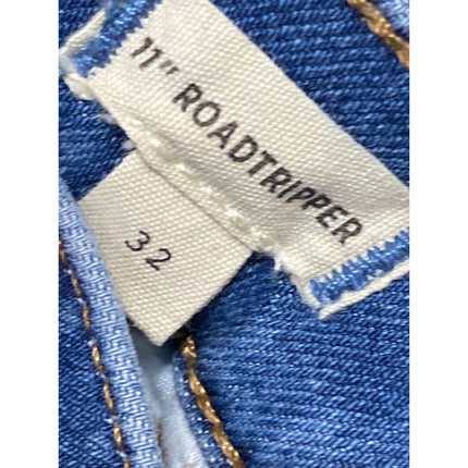 Madewell Roadtripper Women's Blue High Waisted Straight Leg Denim Jeans Size 32