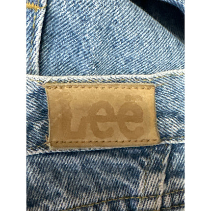 Lee Women's Blue Medium Wash High Waisted Tapered Carrot Mom Denim Jeans Size M