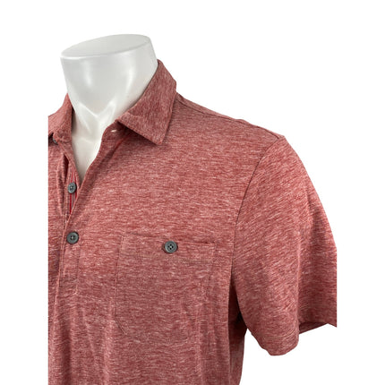 Banana Republic The Vintage T Men's Red Heather Pocket Polo Shirt Top Size L