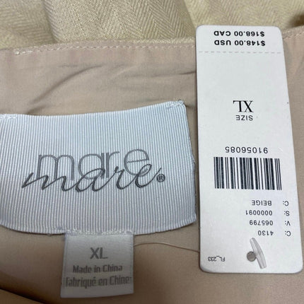 NEW Anthropologie Mare Mare Beige Linen Sleeveless Cami A Line Mini Dress Sz XL