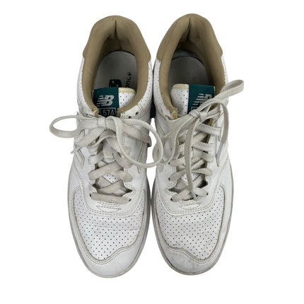 New Balance CT574  Men's White Green Leather Low Top Athletic Sneakers Shoes 9.5