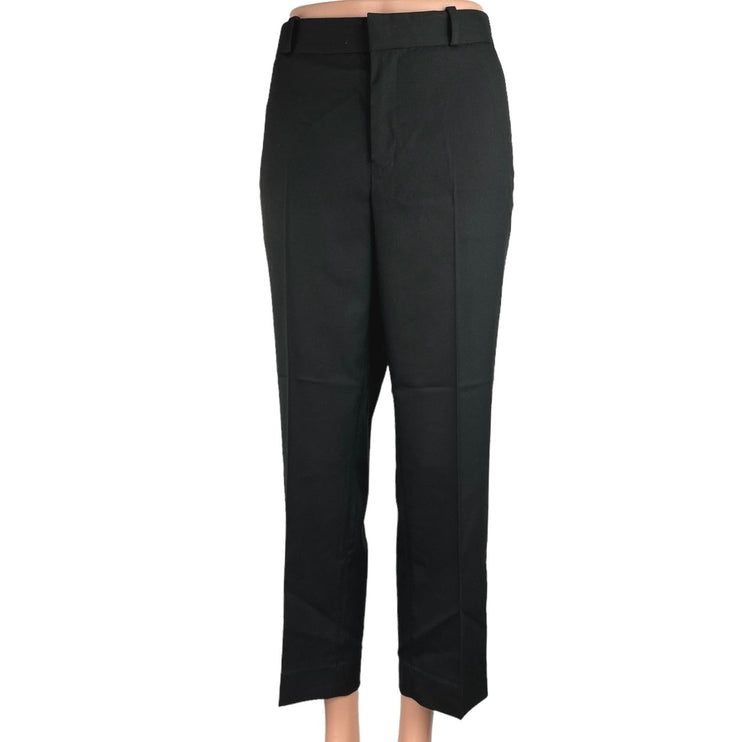 Banana Republic Black High Rise Career Cropped Straight leg Dress Pants Size 8