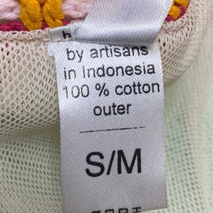 Andi Baqus Women's Multicolor Crochet Tassel Two-Piece Swimsuit Swimwear Sz S/M