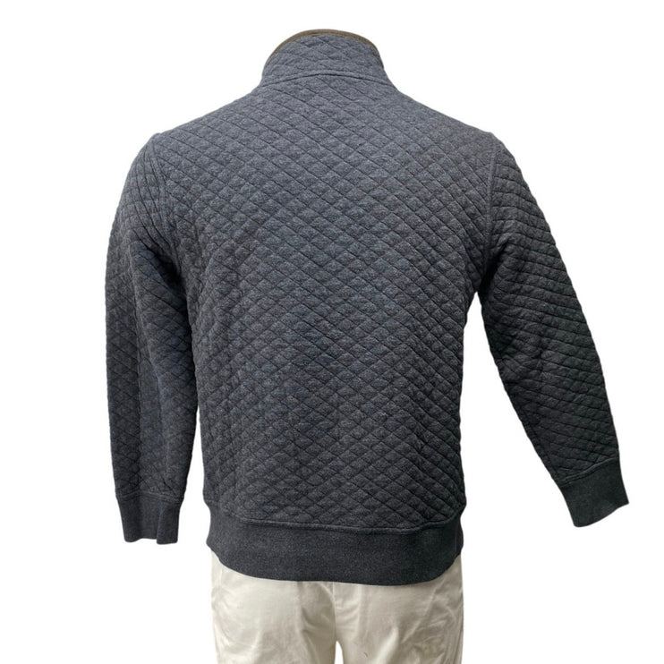 Arc'Teryx Men's Black 1/4 Snap Long Sleeve Quilted Turtleneck Sweater Top Size M