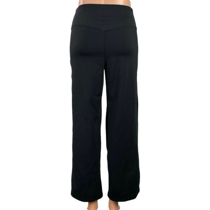 Promover Black High Rise Wide Leg Pocket Yoga Stretch Leggings Pants Size XS