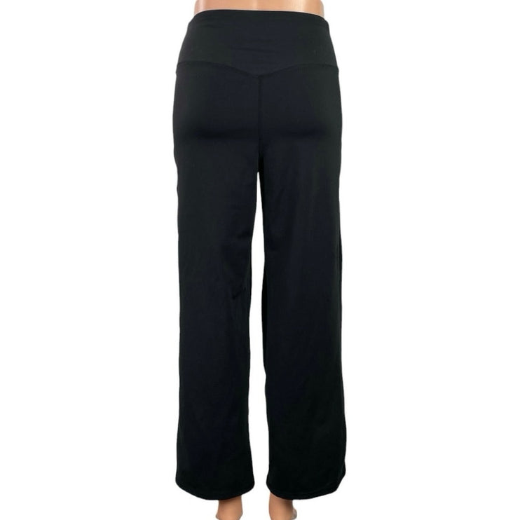 Promover Black High Rise Wide Leg Pocket Yoga Stretch Leggings Pants Size XS