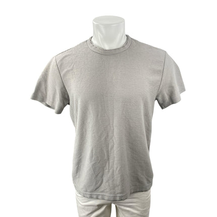 E.T.A Men's Gray Short Sleeve Crew Neck Basic Casual T Shirt Tee Top Size L