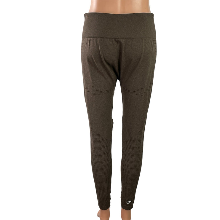Gymshark Vital Seamless 2.0 Brown High Waist Skinny Activewear Leggings Pants M