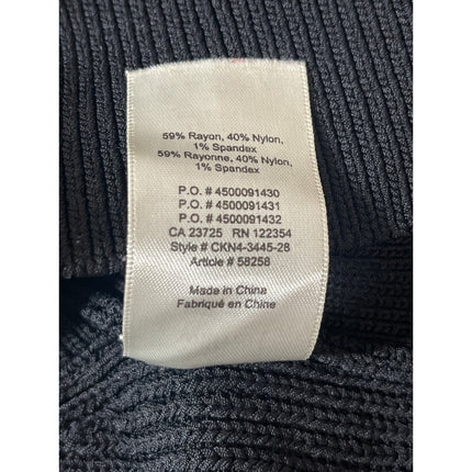 Aritzia Wilfred Black Rib Knit Sleeveless Halter Crop Sweater Tank Top Size XXS
