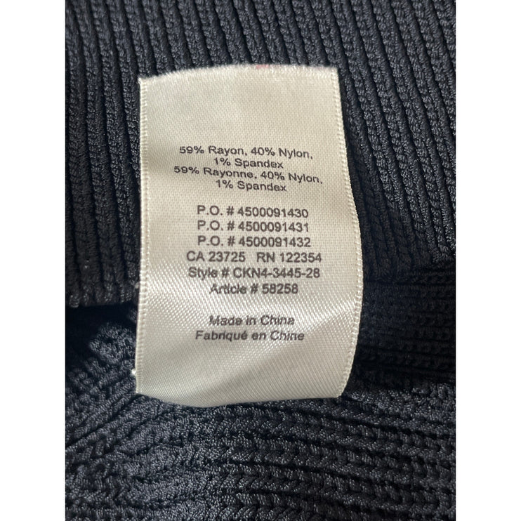 Aritzia Wilfred Black Rib Knit Sleeveless Halter Crop Sweater Tank Top Size XXS